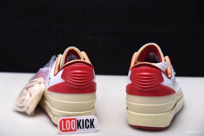Cheap 2 Jordan Red DJ4375-106 Low SP White Off-White Retro 0714